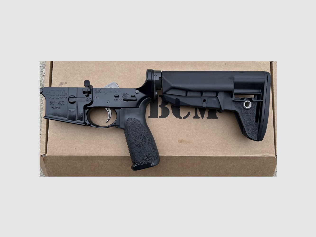 BCM® Lower Group w/BCM® Stock Mod-2-SOPMOD (Widebody) - Black