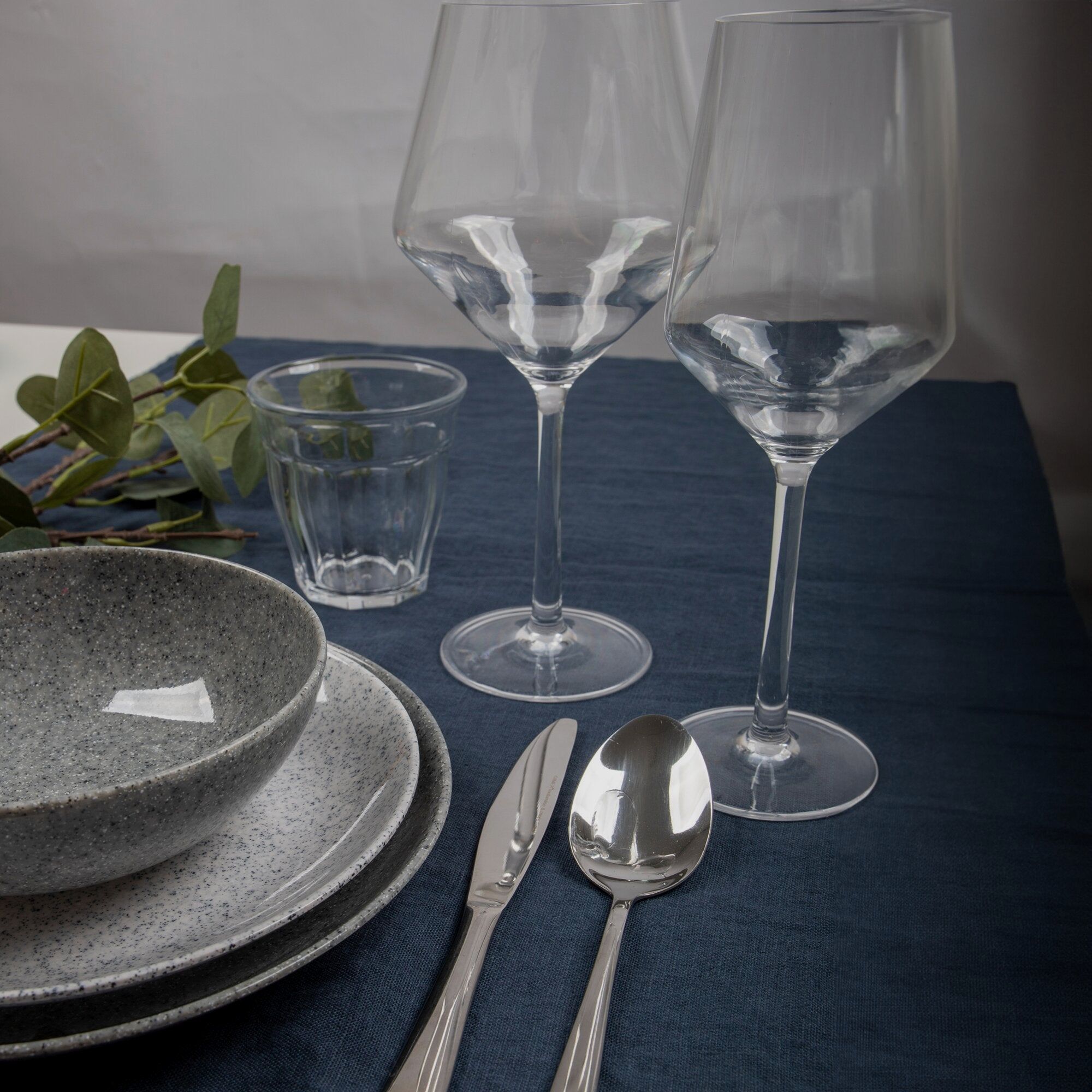 Set da tavola Solid Line, blu, immagine 17 di 18