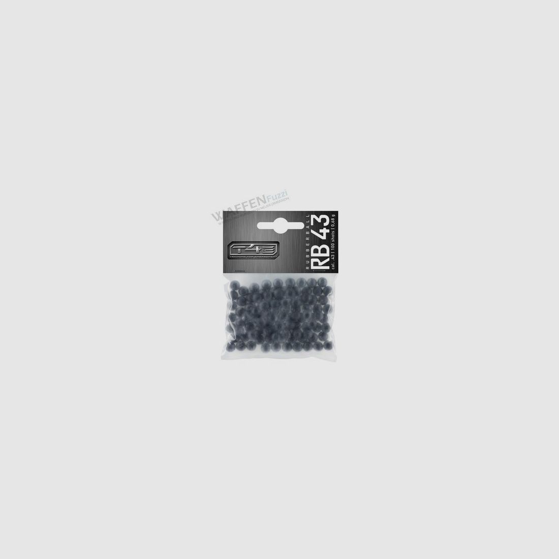 T4E RB 43 balas de goma 100 disparos calibre .43