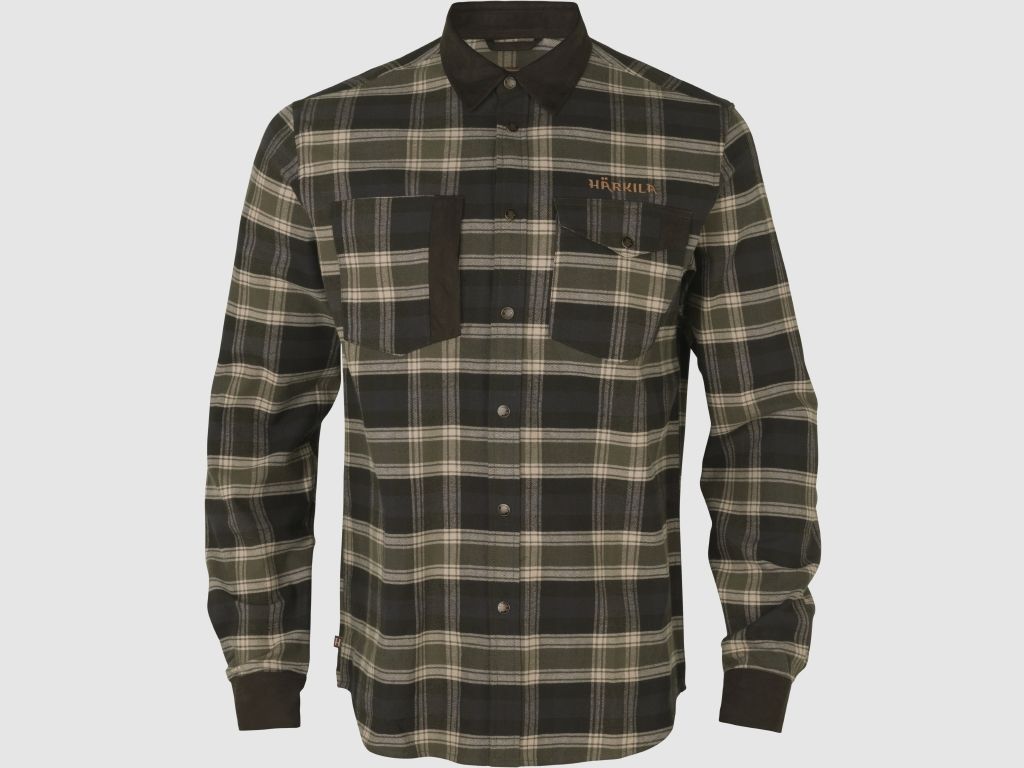 Härkila Aivak Olive Flanelowe Koszule dla Mężczyzn