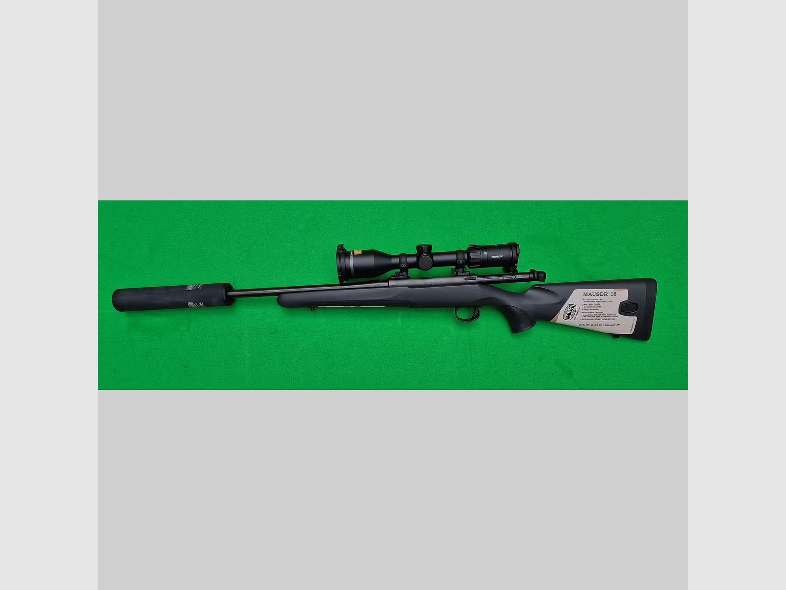 Mauser M18 met A-Tec demper, afbeelding 2 van 2