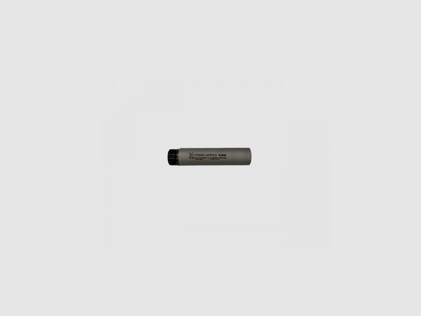 Supresor Wyssen para rifle semiautomático Cal. .223 montaje NATO gris