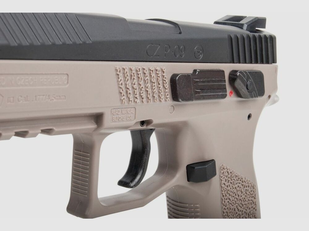 CZ 75 P-09 Duty Bicolor 4,5mm Druckluft Co2 BlowBack