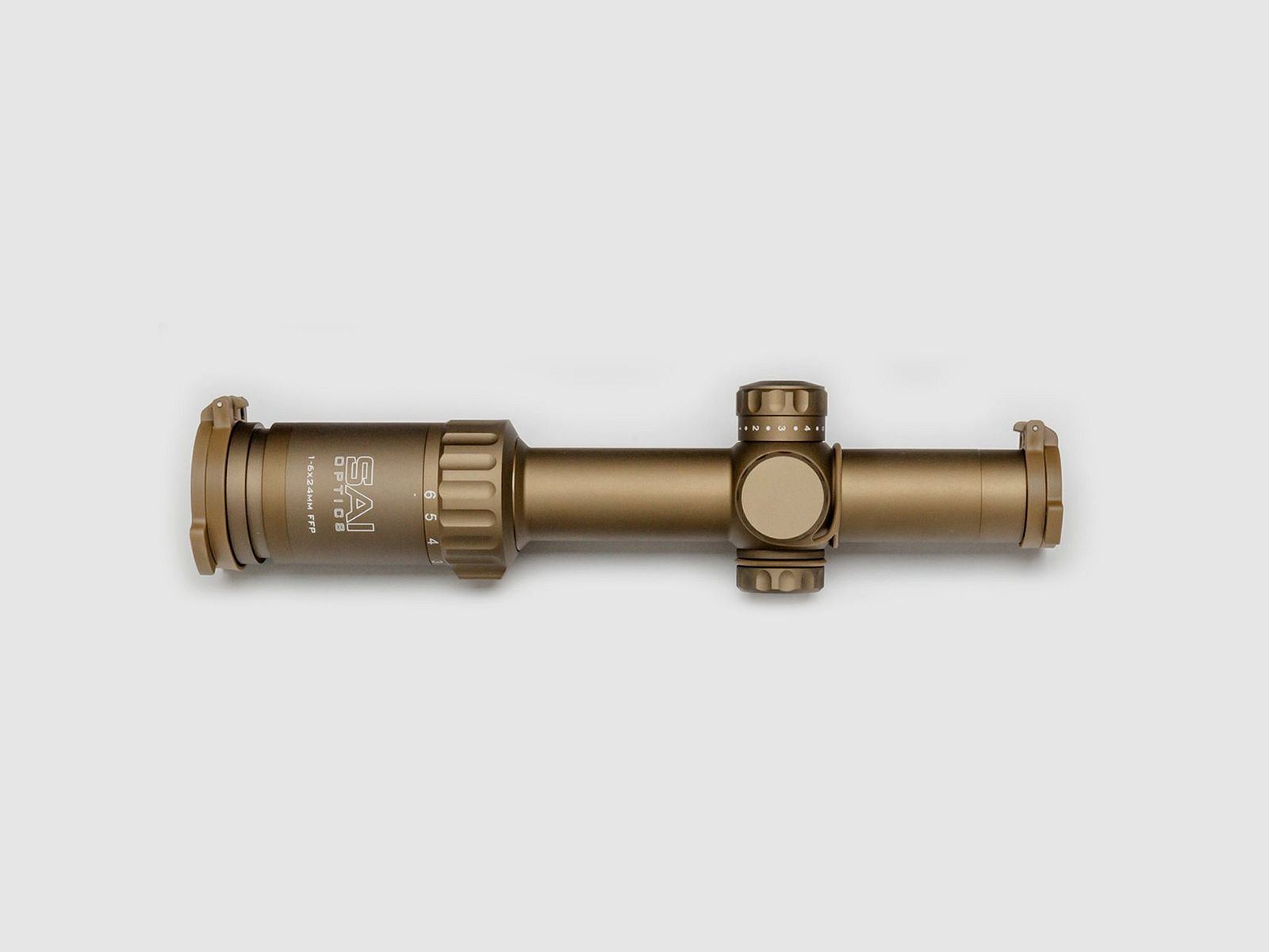 SAI Optics Model SAI 6 LPVO 1-6x24 Coyote Brown