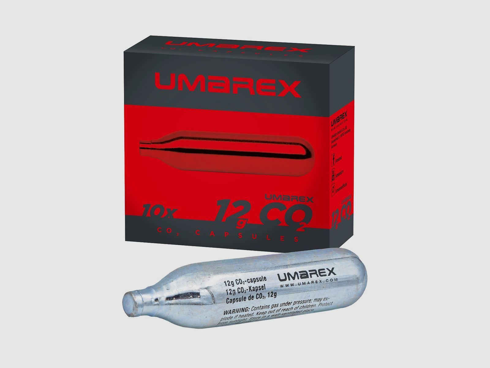 Co2-Kapseln Umarex Box mit 10 Stück