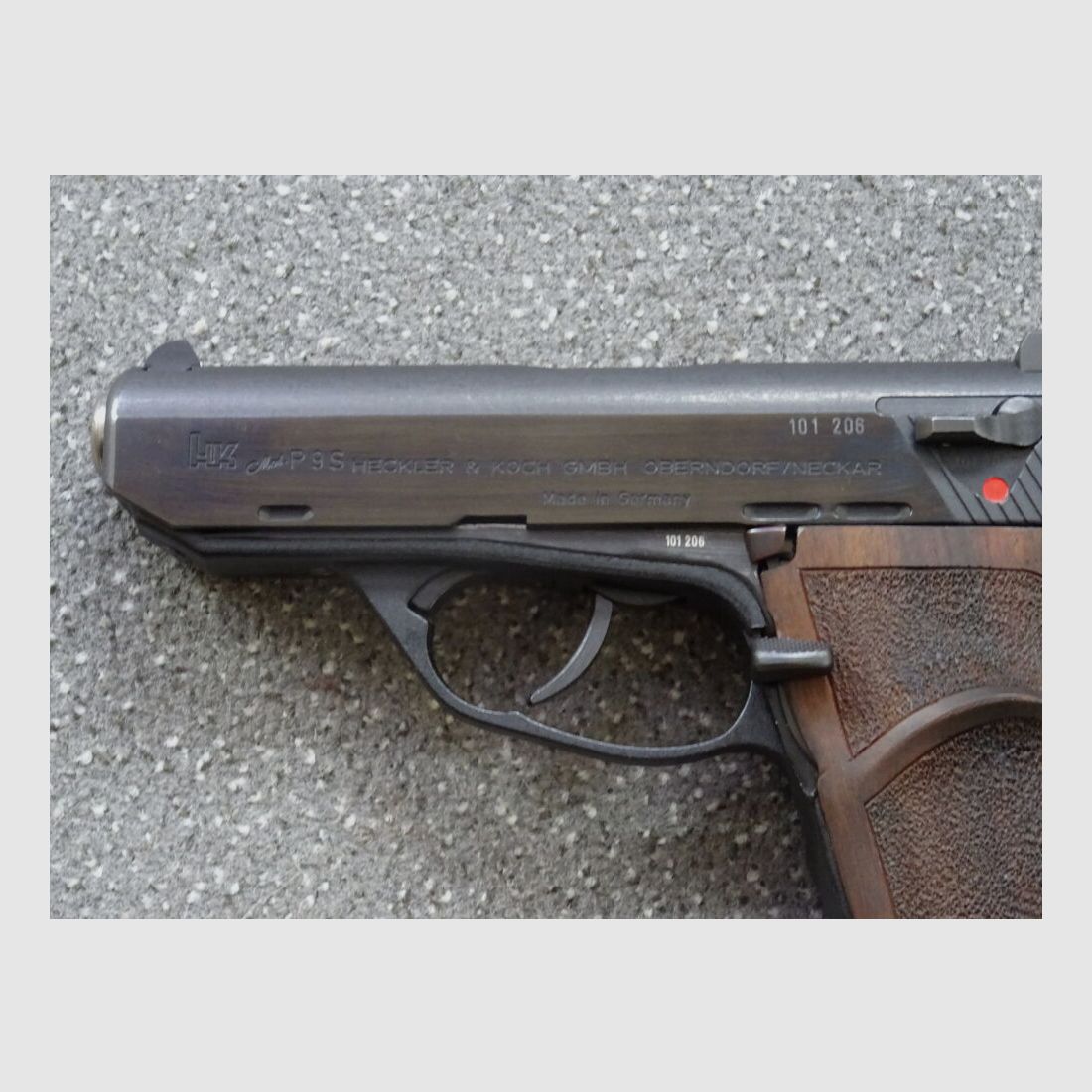 HECKLER & KOCH H&K P9S HOLZGRIFFSCHALEN