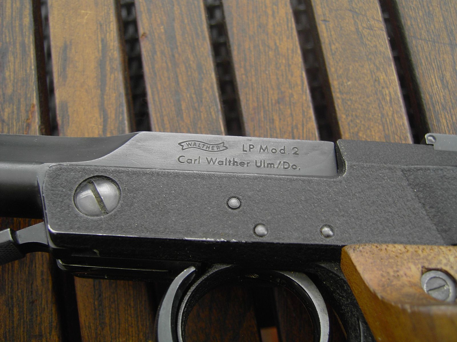 Luftpistole Sportschützen, Carl Walther Mod. 2