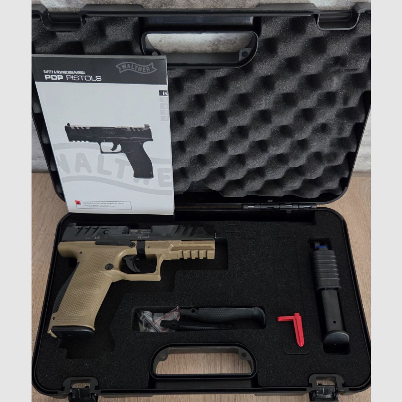 Pistole Walther PDP Fullsize V2 OR 4,5" FDE 9mm Luger