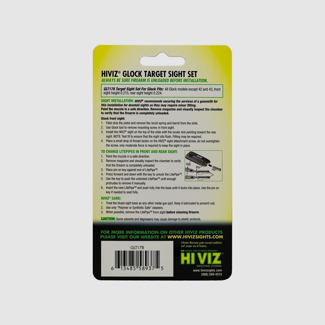 Alza + Punto HI VIZ Fibra Glock Target, imagen 3 de 4
