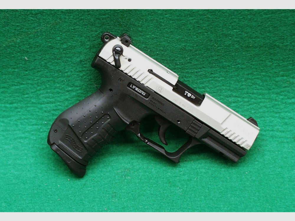 Walther blank firing pistol P22, bicolor