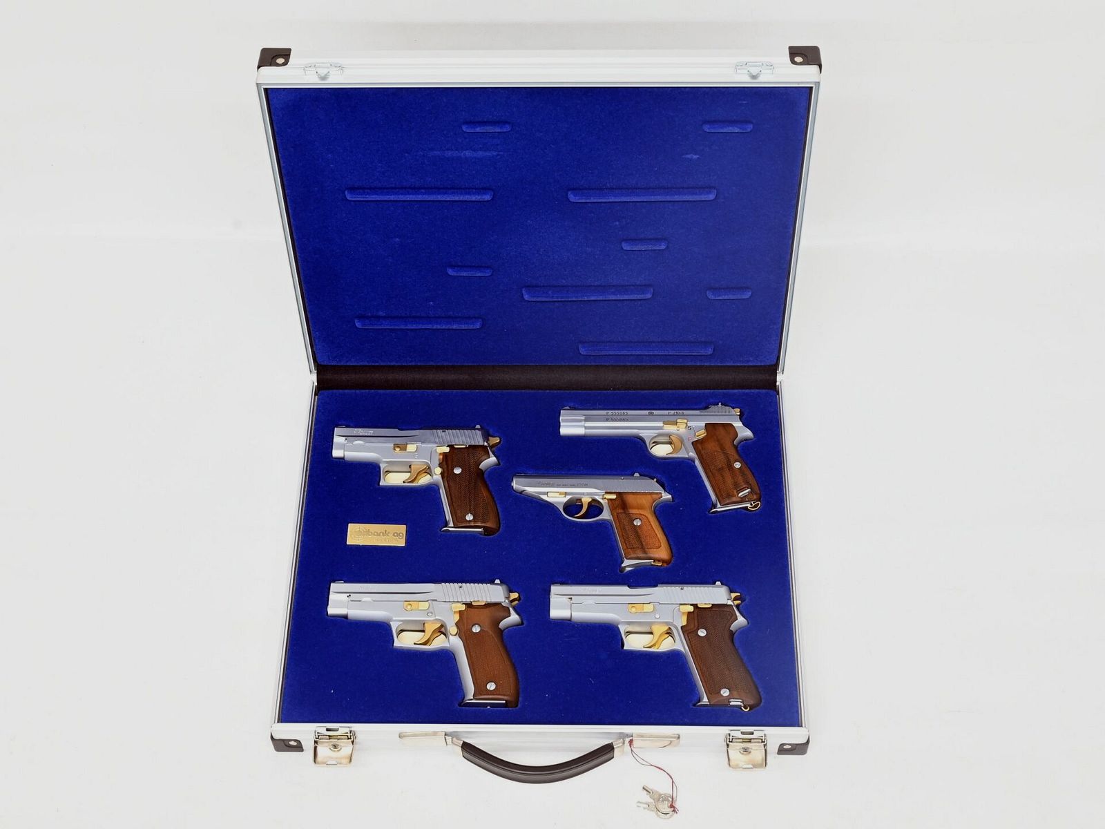 Von Bank Sammlung: 5x Pistolen SIG P210-6 / P220 / P225 / P226 / P230 im Konvolut, Bild 1 von 10