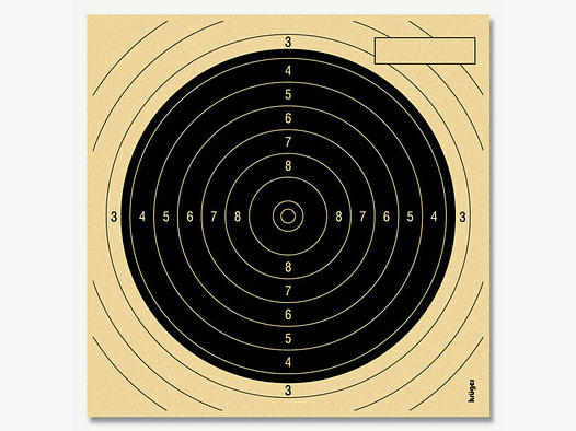 Krüger klein kaliber spiegel 50m à1000 13,5x13,5cm