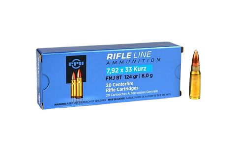 Prvi Partizan PPU 7,92 x 33 kurz Vollmantel 123 grs  20 Schuss