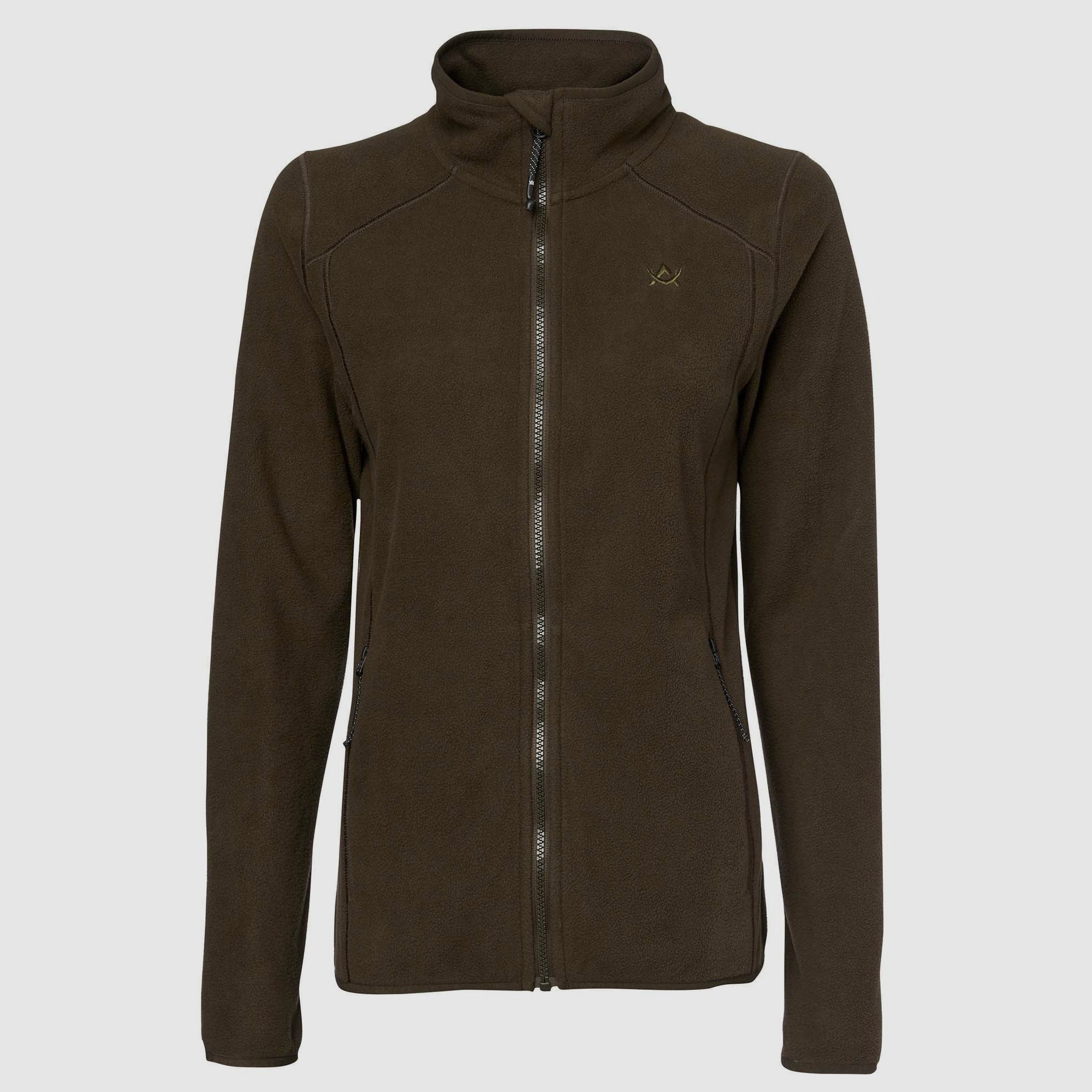 Alaska 1795 Kodiak Fleece Jacket Women Solid Brown M