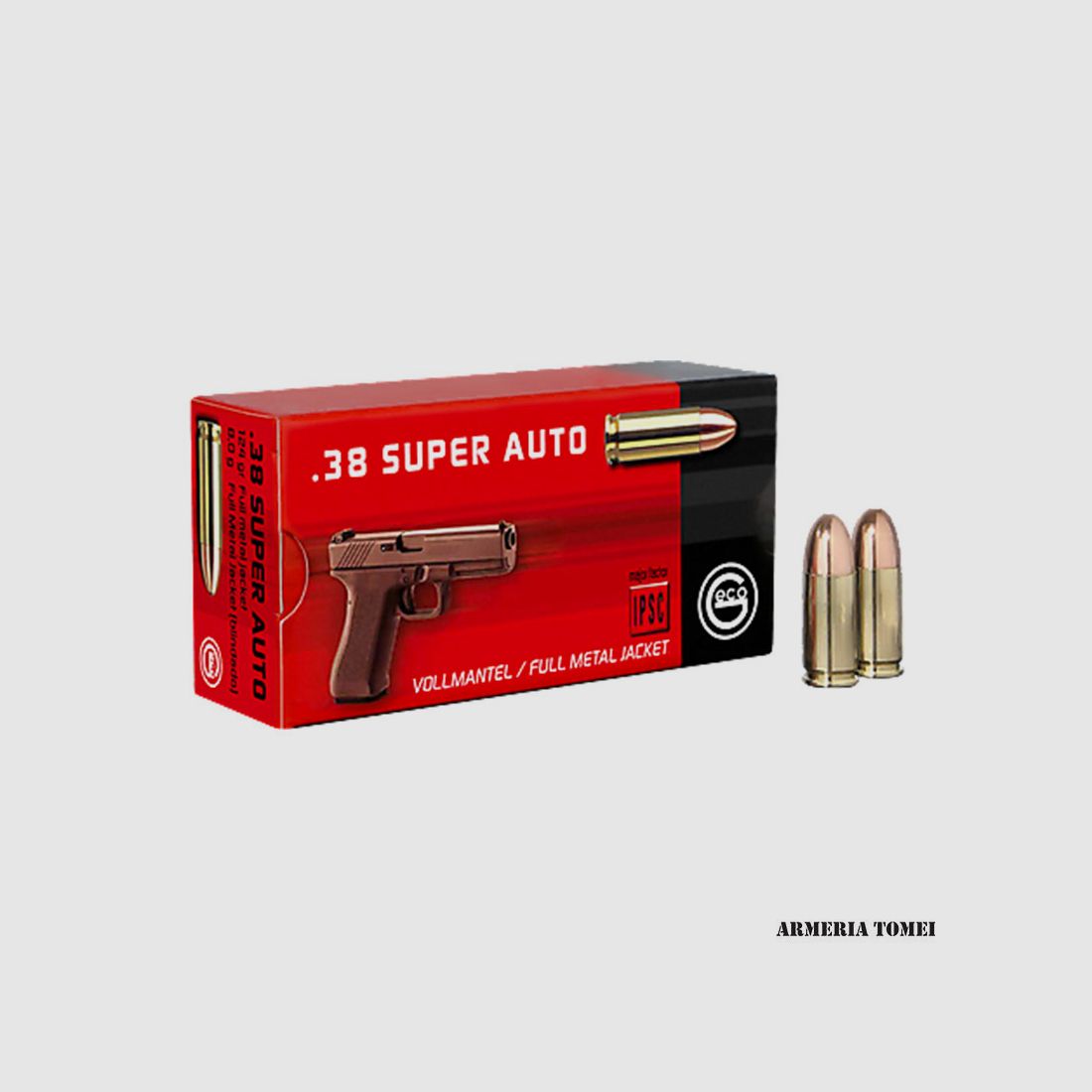 GECO – .38 SUPER AUTO FULL METAL JACKET – Hollow Point