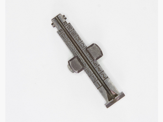 Karabiner K98 Visier mit Visierkurve und Blattfeder
