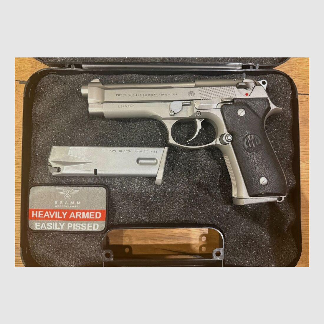 Beretta 92FS - stal nierdzewna