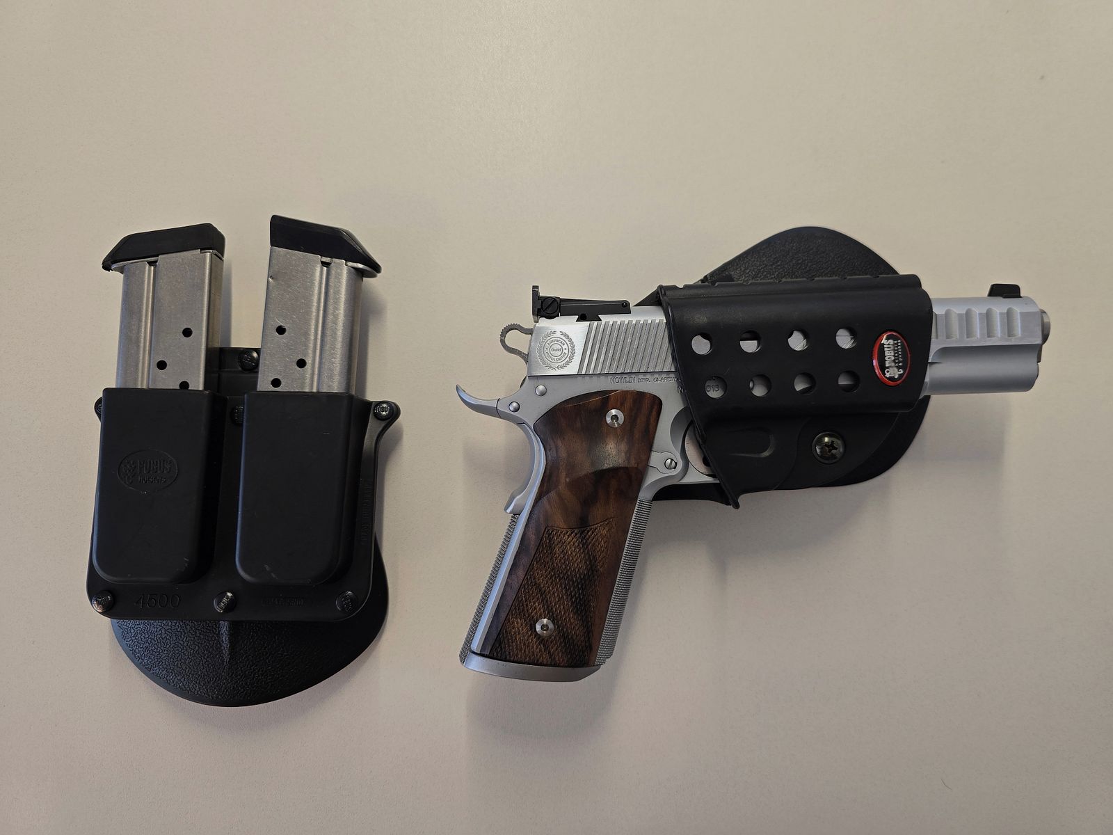 Nowlin Crusader 9mm 1911 – pistola da competizione personalizzata – molto curata con custodia e accessori
