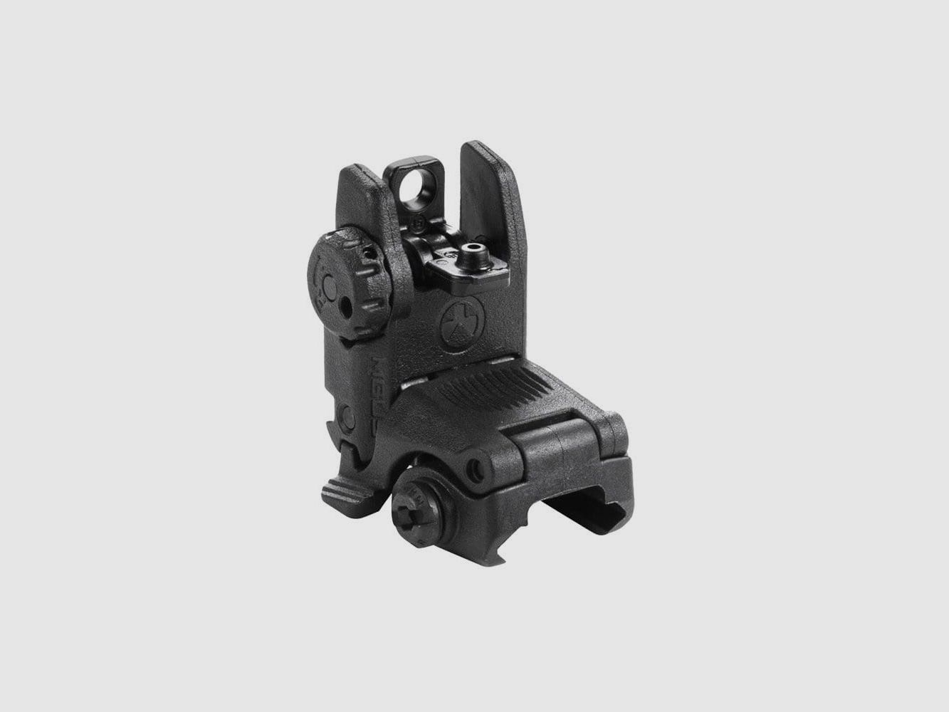 Opklapbaar achtervizier / opklapbare keep MBUS Magpul BLK, afbeelding 1 van 4