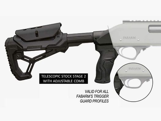 Fabarm Telescopic Stock Stage 2 Adjustable
