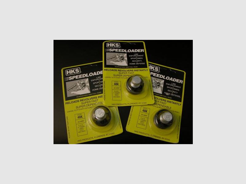HKS Speedloader Mod. 48-K, 3 pezzi
