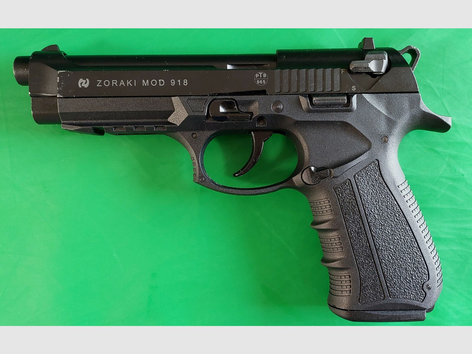 Zoraki 918 9mm P.A.K. nero - vecchio (PTB 985)