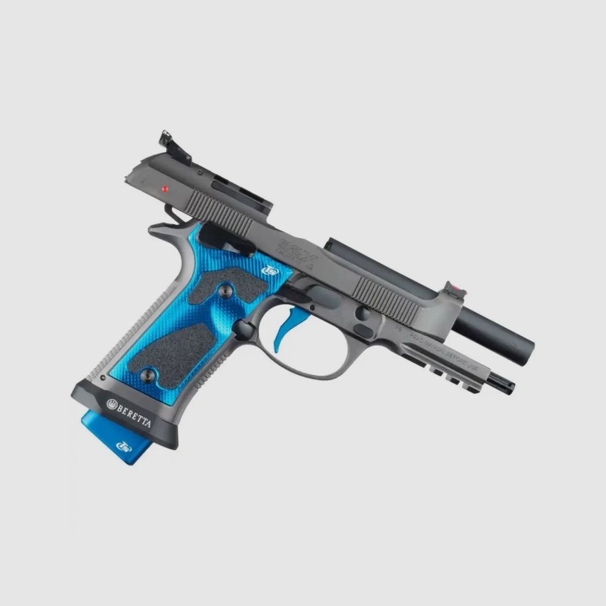 Beretta 92X Performance Optic Dark Series Blue Full Optional Pistola Semiautomatica Cal. 9 mm Luger – 20 Colpi