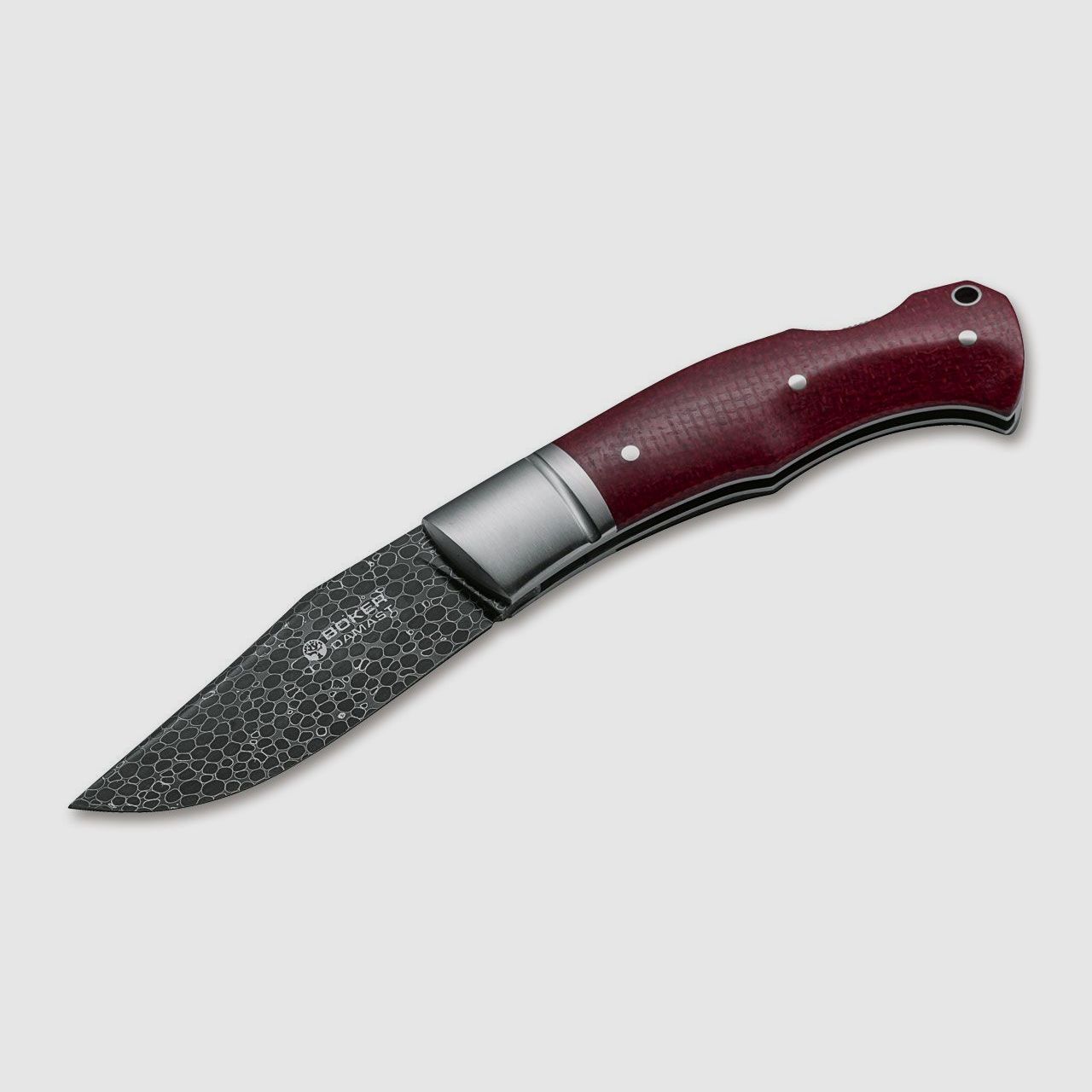 Taschenmesser Boxer Dragonskin-Damast von Raphal Durand Messer