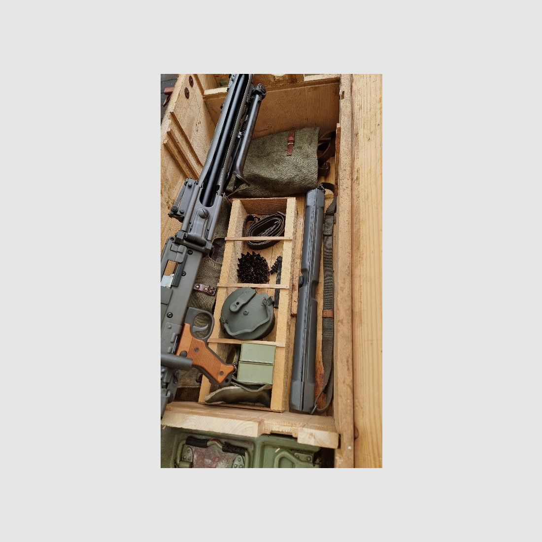 MG 42 Airsoft G&G Vollmetall Schussrate 1200 mit original Kiste und Zubehör 42/53 rar