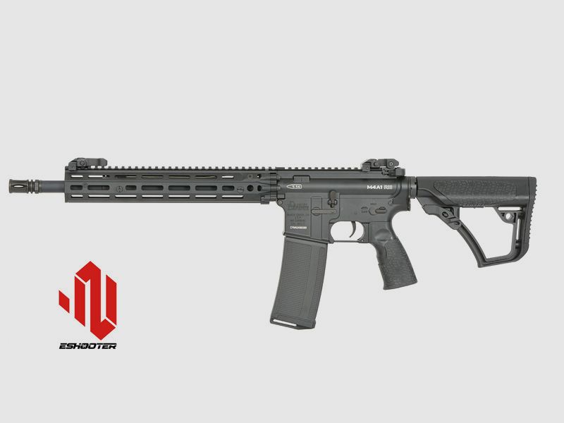 Daniel Defense M4A1 RIII 14.5" S-AEG mit Eshooter ETU, Schwarz