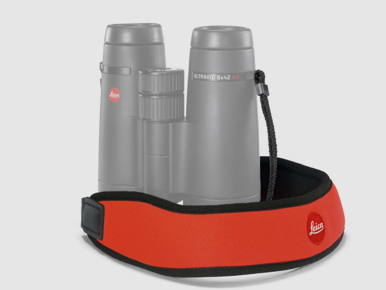 Leica Cintura per binocolo in neoprene arancione segnale 42054