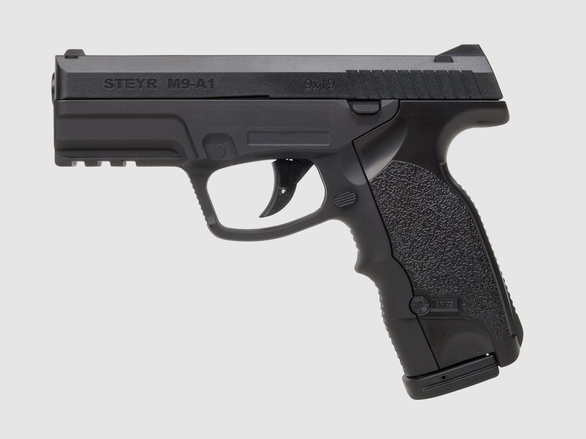 Steyr M9A1 Schwarz 4,5mm BB - Druckluft Co2 Non BlowBack