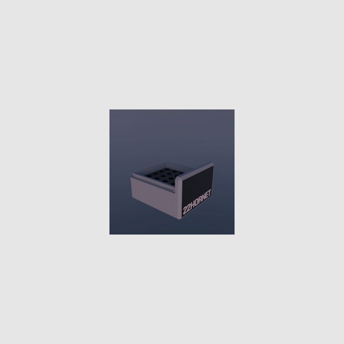 Filamelt Munitionsbox / .22 Hornet / ‘Schiebedeckel’ / Patronenbox, Ammo Box