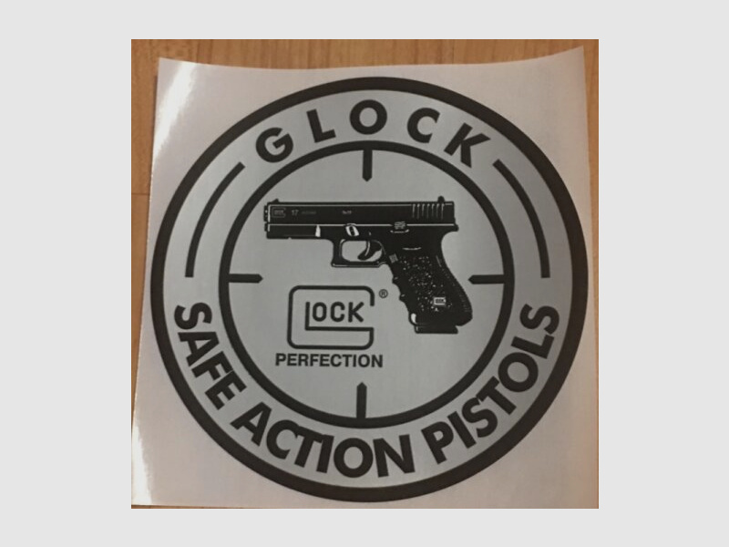 Original GLOCK Safe Action Pistol Sticker Sportschiessen Schützensport