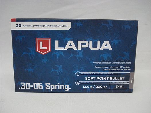 Lapua .30-06 Mega 13,0g/200gr - (a20)