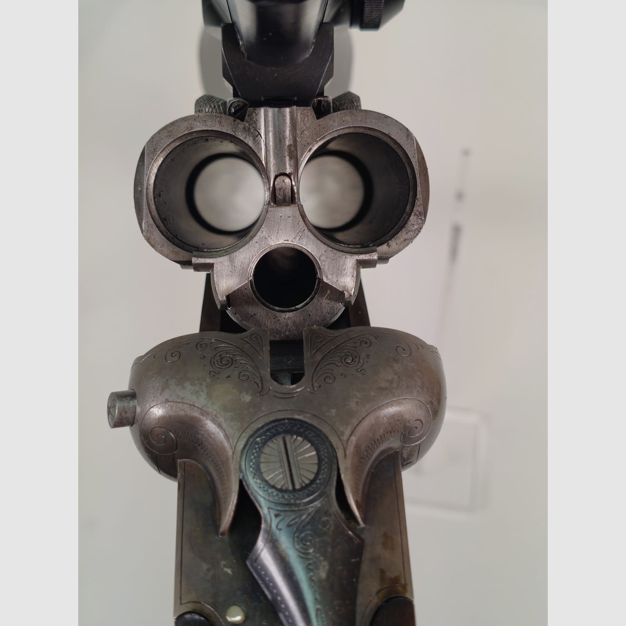 J. P. Sauer & Sohn Modell XXV A side-by-side drill 12/70 – 8x57JR with Zeiss Diavari