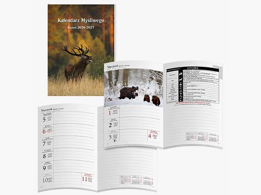 HUNTER’S CALENDAR BOOK FORMAT A4 – MASURIA 2026