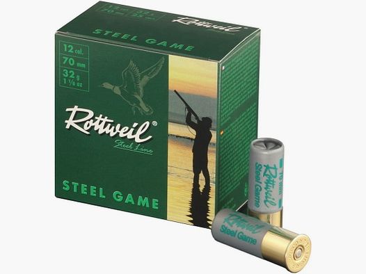 Rottweil Steel Game 12/70 2,6mm - 25 stuks.