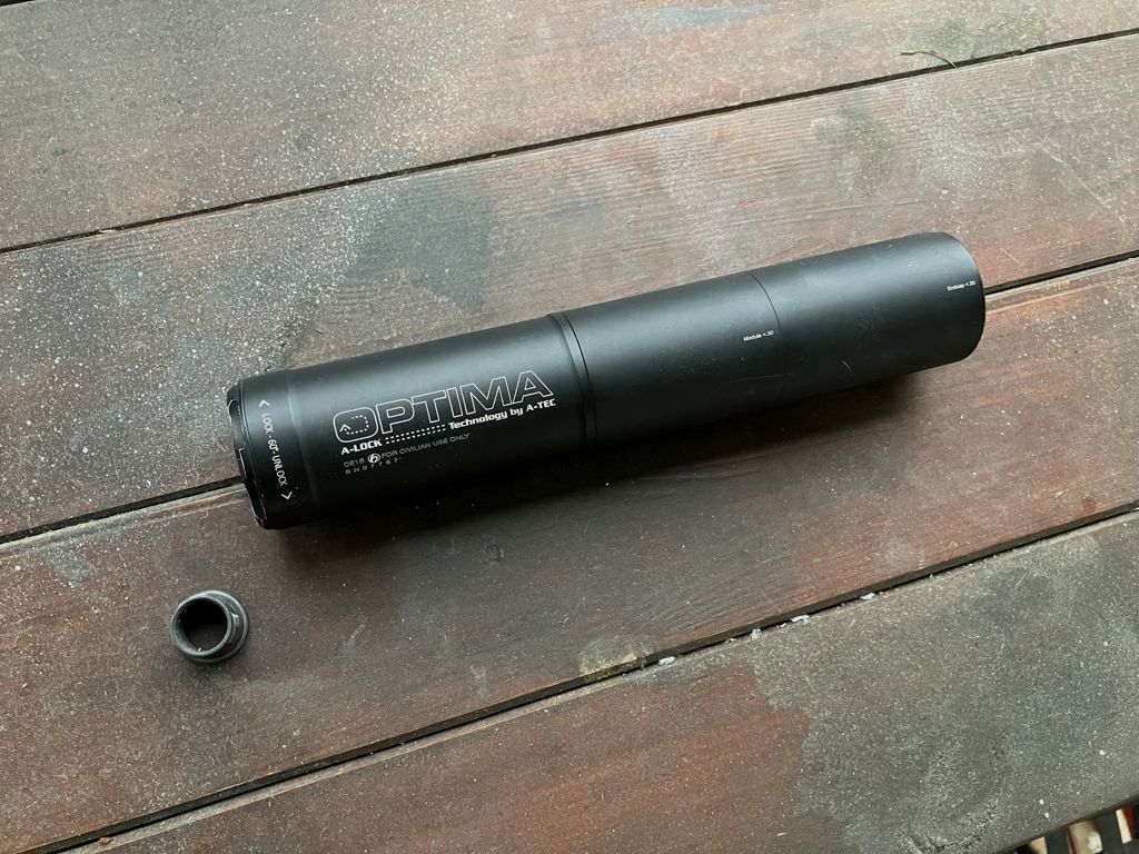 Atec Optima 45 dla kalibrów .30 z adapterem Alock / M15