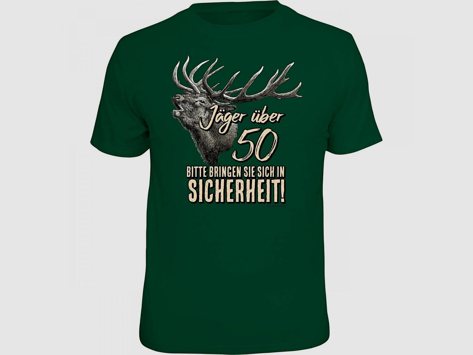"Jäger über 50" T-Shirt Herren (Grün)