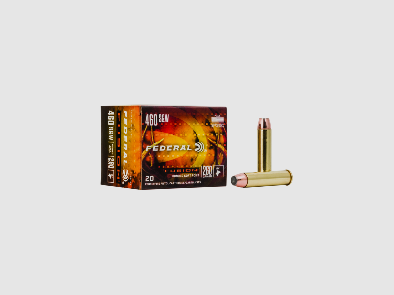 Federal Revolvermunition .460 S&W Mag. 16,8g Fusion Soft Point
