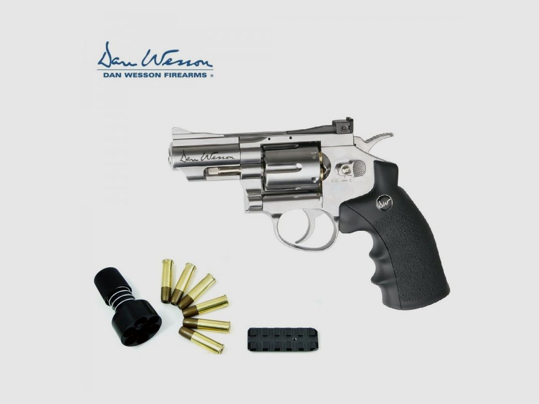 Revolver ASG Dan Wesson 2,5" Argento, immagine 5 di 6