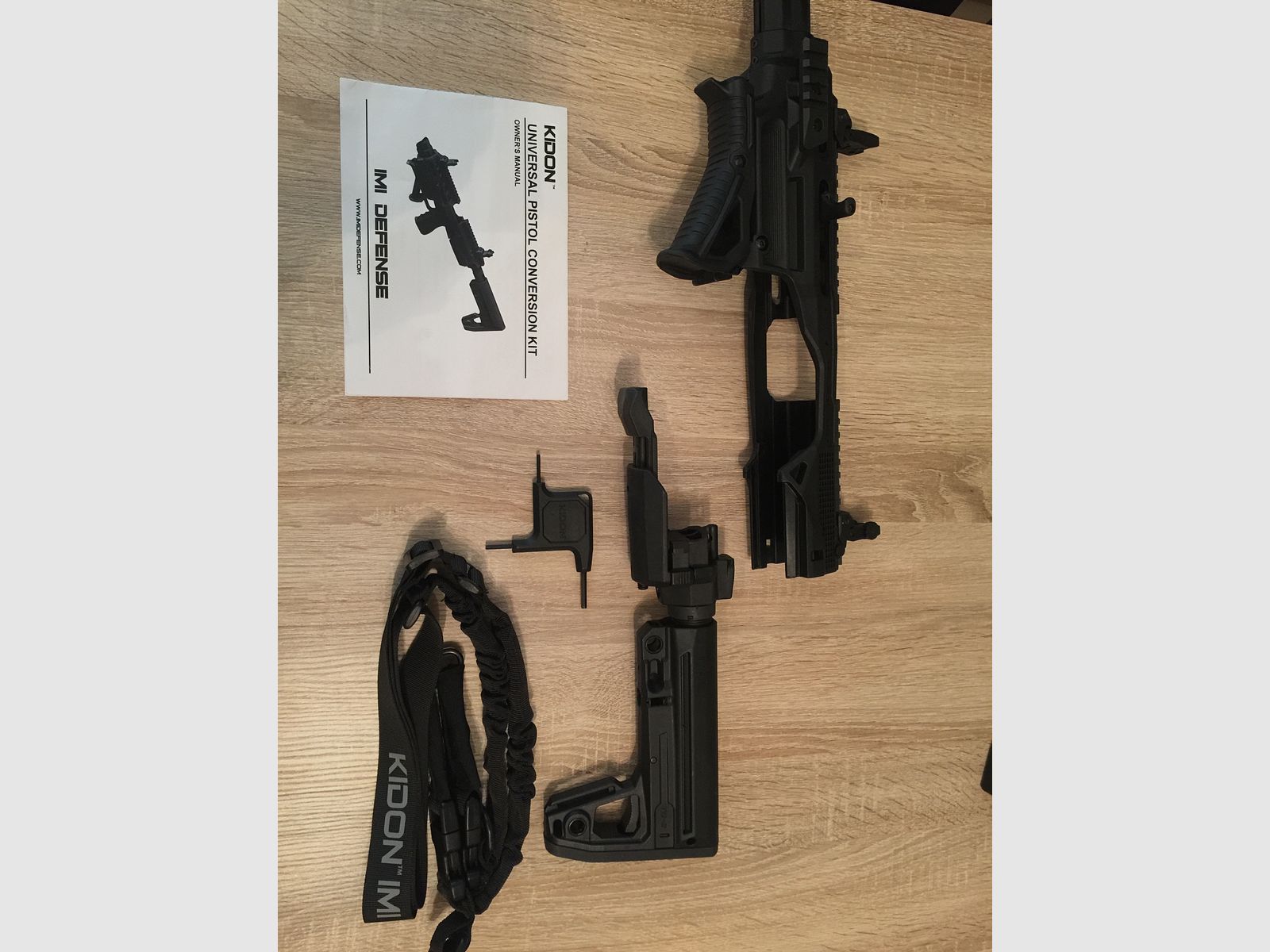 IMI Kidon pistol stock CZ Shadow