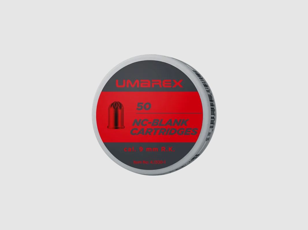 UMAREX CARTOUCHE À BLANC 9 MM R.K. RÉVOLVER 50 PCS, image 1 sur 2