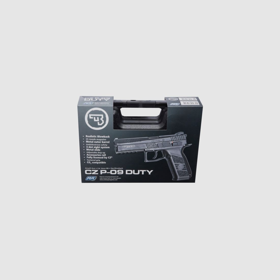 Pistolet ASG CZ P09 Gaz Deluxe - Cal. 6mm, image 2 sur 2