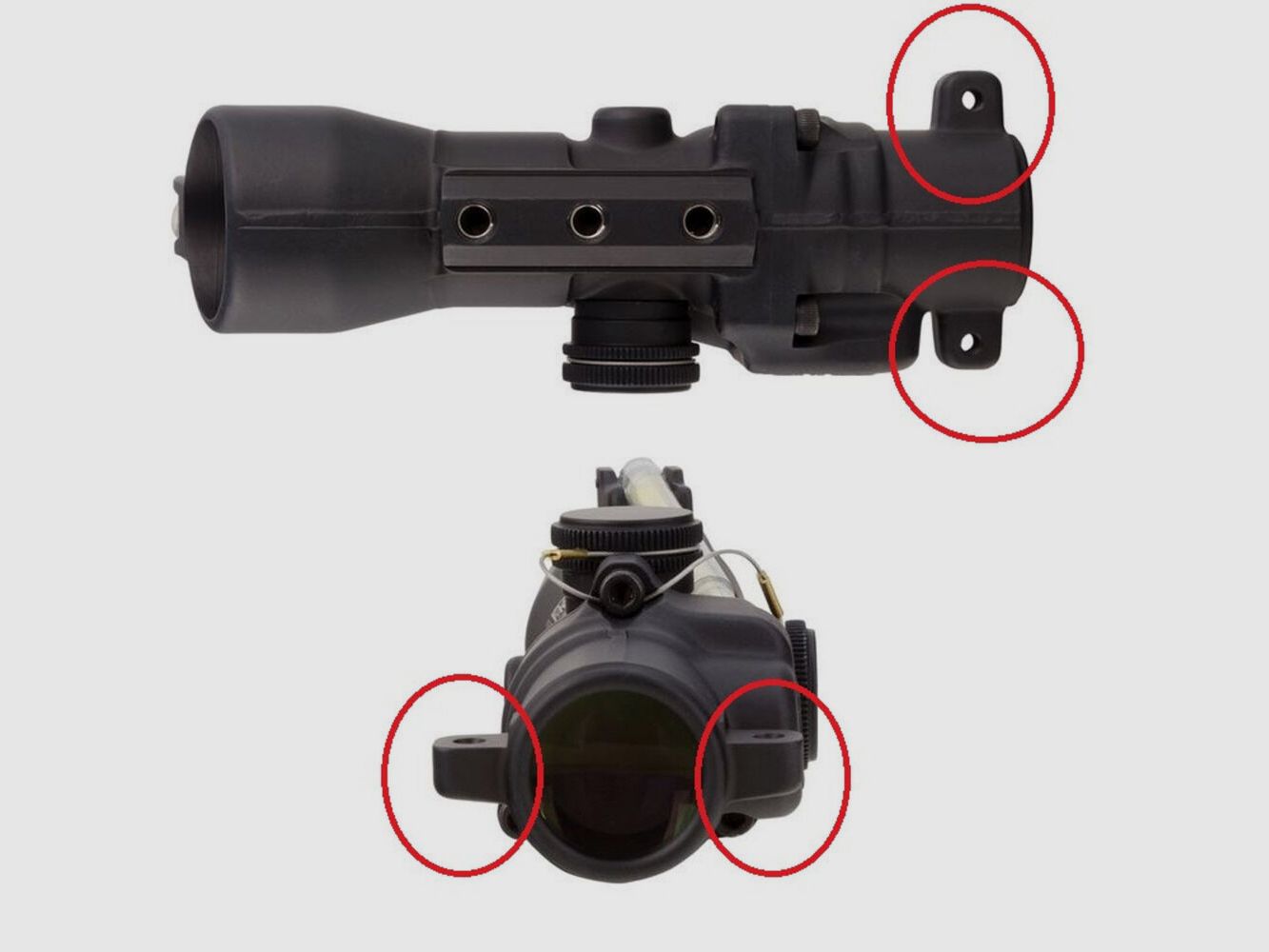 Montaggio Trijicon RMR ACOG 3,5x/5,5x/4x