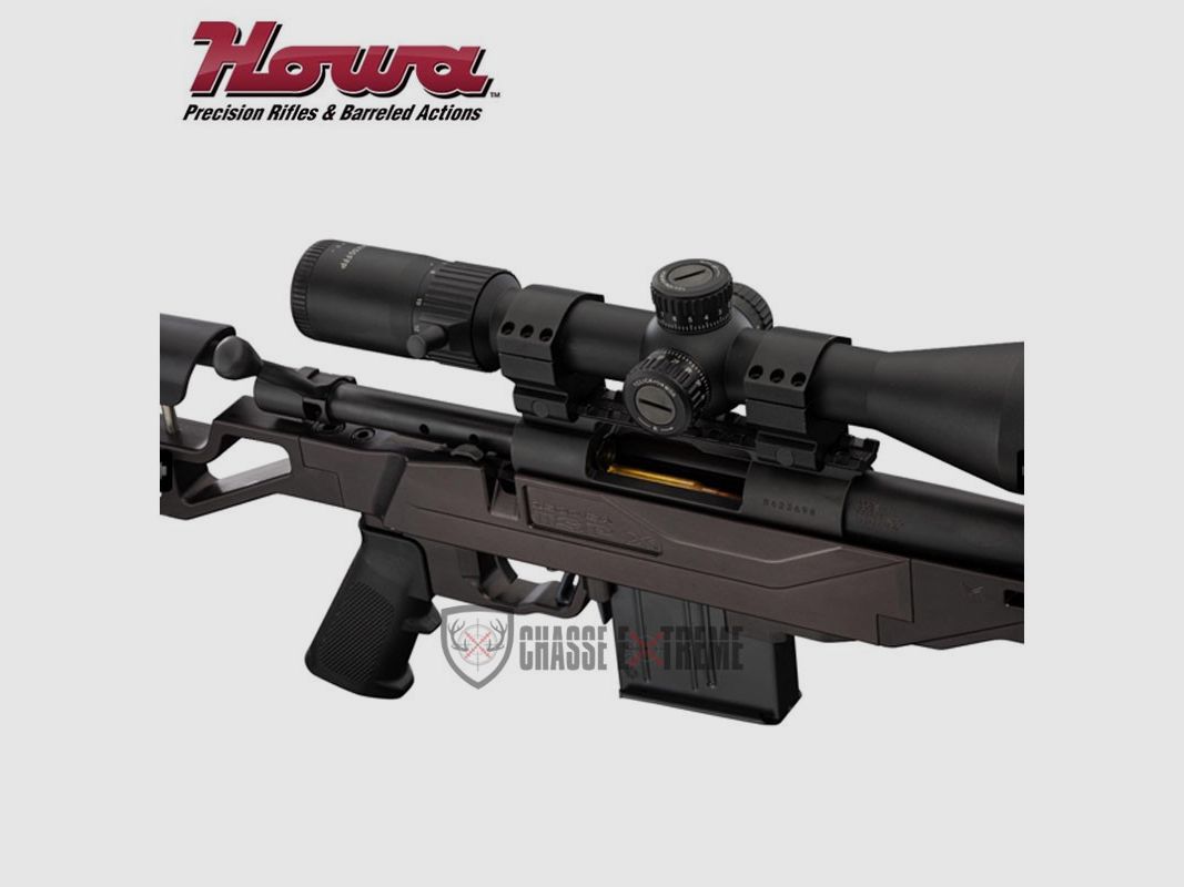 Pack HOWA 1500 Chassis TSP-X Kal. 308 Win + Zielfernrohr MICRODOT + Schweres Zweibein + Waffenkoffer, Bild 6 von 8