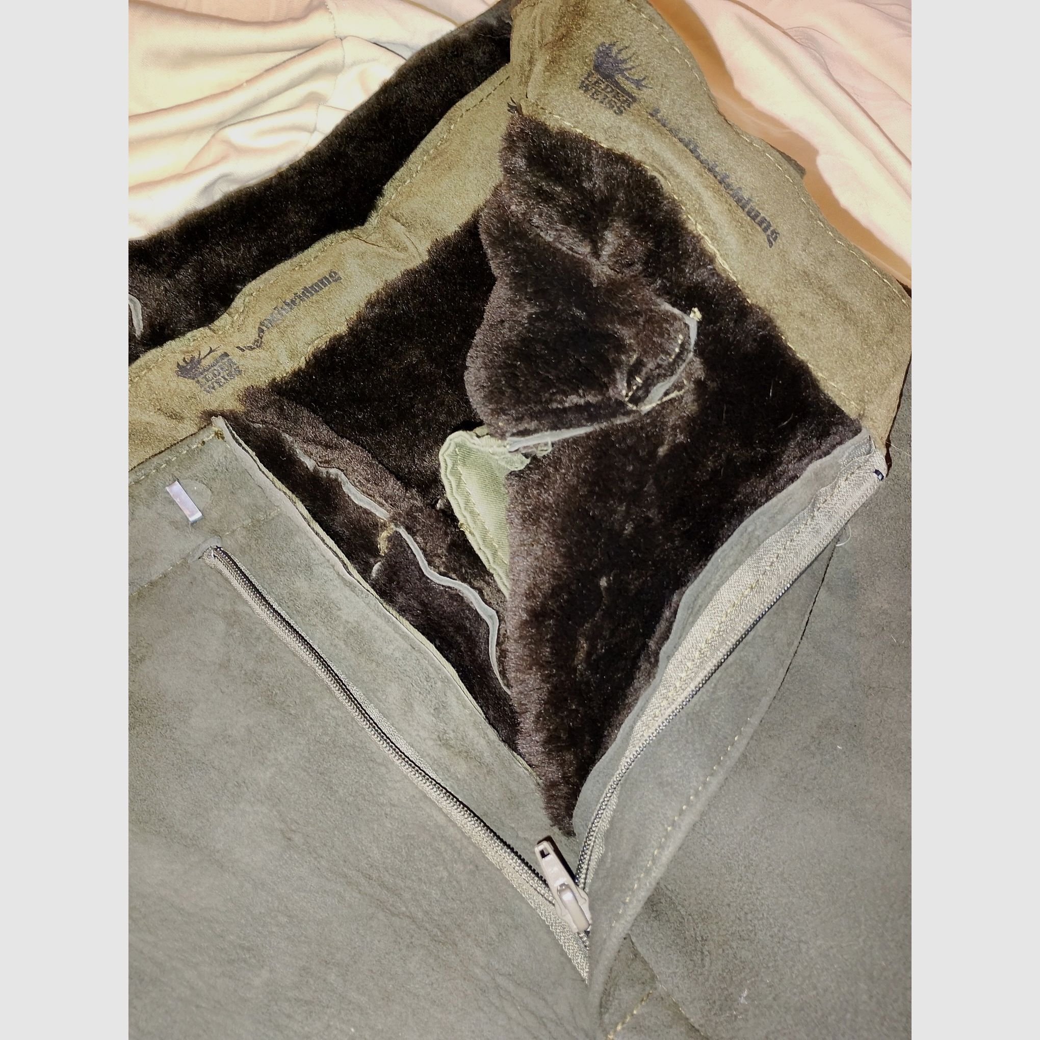 Qualitative Ansitzhose - Hersteller Leder Weiß