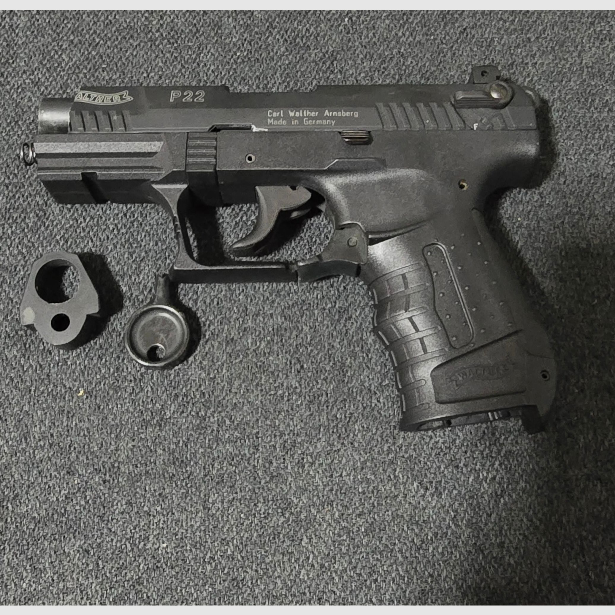 Walther P22 Schreckschuss 9mm PAK Defectuoso