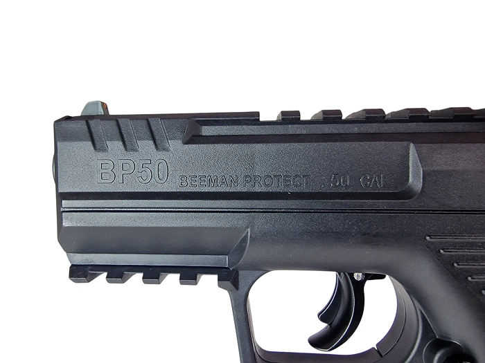 2x Pistola para bolas de goma y pimienta BEEMAN Protect BP50 Combo cal. .50, 8 disparos CO2-12g (BP50C), imagen 45 de 84